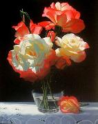 unknow artist, Still life floral, all kinds of reality flowers oil painting  53